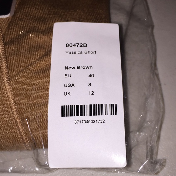 Basic By Yest Yessica Short Cardigan Sweater New Brown Size 8 - Picture 4 of 15